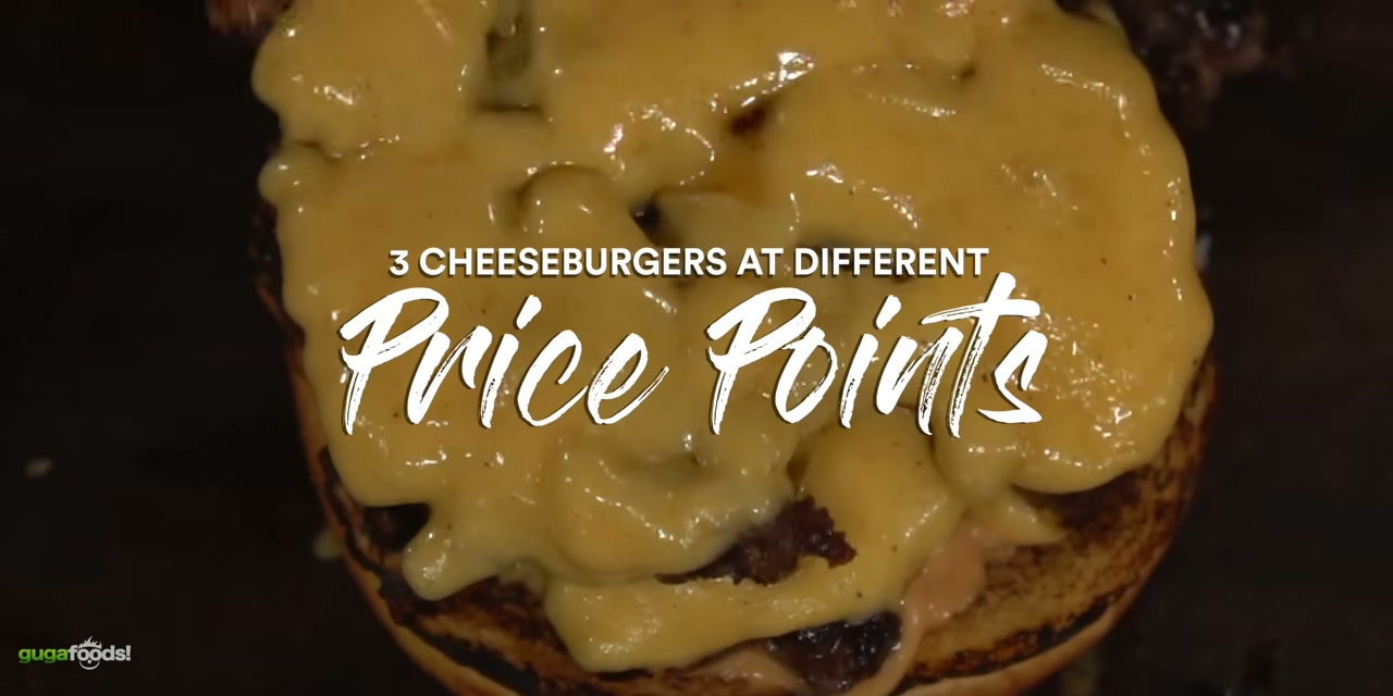 Classic smash burger setup with cheap ingredients—shows the budget-friendly appr