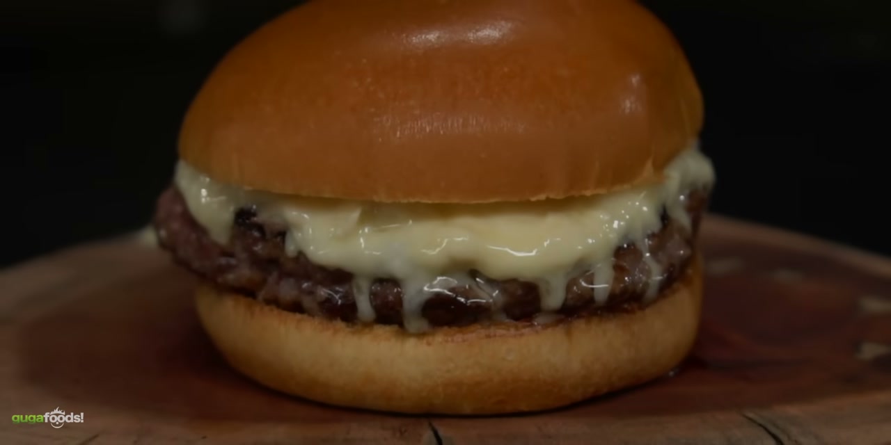 First bite reaction to the smash burger that 'changed his life'—captures the gen