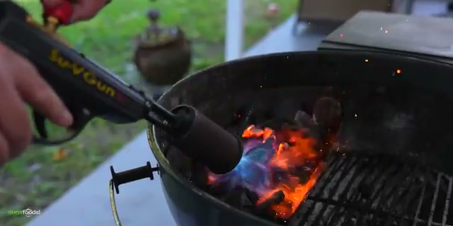 All four steaks on the grill with sear marks, the full lineup before tasting