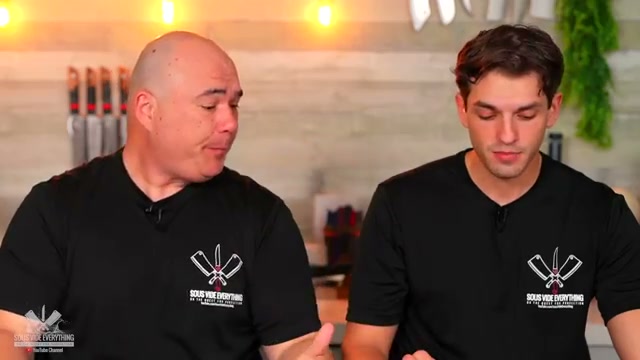 Side-by-side comparison showing the failed soggy sous vide skin vs the carameliz